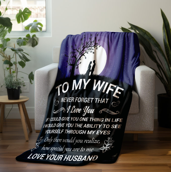 To My Wife |Fleece Blanket