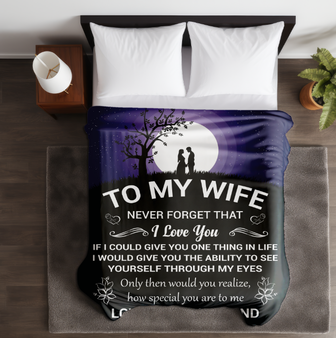 To My Wife |Fleece Blanket